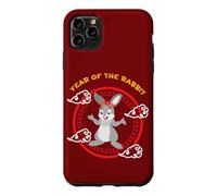 Année du Lapin Mignon Kawaii Chinois Nouvel an Chinois Zodiaque Coque pour iPhone 11 Pro Max