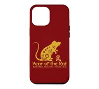 Année du Rat Les Traits du Zodiaque Chinois Nouvel an Chinois Coque pour iPhone 12 Pro Max