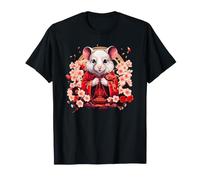 Année du Rat Zodiaque Chinois Astrologie Rat Signe Astrologique T-Shirt