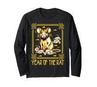 Année du Rat Zodiaque Chinois Horoscope du Nouvel an Chinois Manche Longue