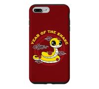 Année du Serpent Mignon Nouvel an Chinois Zodiaque Chinois Coque pour iPhone 7 Plus/8 Plus