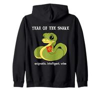 Année du Serpent Mignon Zodiaque Chinois Nouvel an Chinois Sweat à Capuche