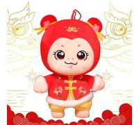 Année Du Serpent Peluche - Nouvel An Chinois 2025 Serpent Peluche, Peluche Douce Bonne Chance 2025 Peluche | Poupée En Peluche Chinoise Chanceuse, Souvenirs Année Du Serpent Pour Le Séjour, Dec