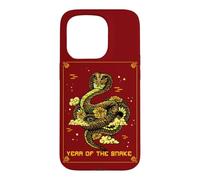 Année du Serpent Zodiaque Chinois Nouvel an Horoscope Coque pour iPhone 15 Pro