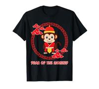Année du Singe Mignon Kawaii Chinois Nouvel an Chinois Zodiaque T-Shirt