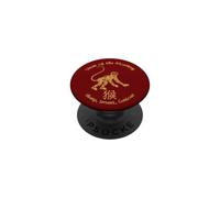 Année du Singe Traits Zodiaque Chinois Nouvel an Chinois PopSockets PopGrip Adhésif
