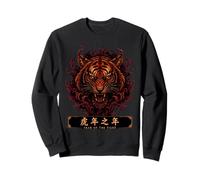 Année du Tigre Horoscope Chinois Astrologie Naissance Zodiaque Sweatshirt