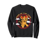 Année du Tigre Mignon Kawaii Chinois Nouvel an Chinois Zodiaque Sweatshirt