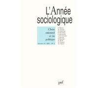 Année sociologique 1997, vol. 47 (2)