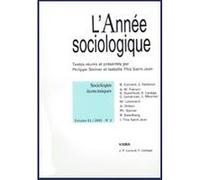Année sociologique 2005, vol. 55 (2) Collectif (Auteur)