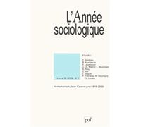 Année sociologique 2006, vol. 56 (1) Collectif (Auteur)