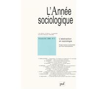 Année sociologique 2006, vol. 56 (2) Collectif (Auteur)