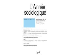 Année sociologique 2011, vol. 61 (1) Collectif (Auteur)
