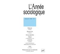 L'Année sociologique 2024-1 Collectif (Auteur)