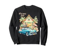 Années 1950 A Day at The Beach Sweatshirt