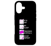 Années 1990 Party DJ Disco Eat Sleep Repeat Vaporwave Coque pour iPhone 17