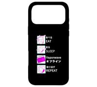 Années 1990 Party DJ Disco Eat Sleep Repeat Vaporwave Coque pour iPhone 17 Pro Max