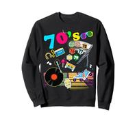 Années 70 Vintage Vignette Auto Humour Costume Rétro Sweatshirt