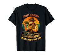 Années 80 90 Cassette Audio Objet Disparu Humour Nostalgie T-Shirt