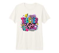 Années 80 et 90 Rétro Enseignant Vie Éducateur T-Shirt Haut de Gamme