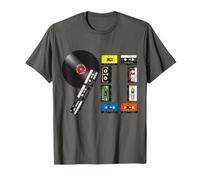 Années 80 Vinyle et Cassettes rétro Mix T-Shirt