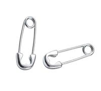 Années 90 Couraged Dirt Epingle à nourrice Boucles d'oreilles Étudiant Jupe Outsider Mélange d'Argent Bijoux pour Femmes et Hommes Addons Traditionnels Boucles d'oreilles Épingle à nourrice