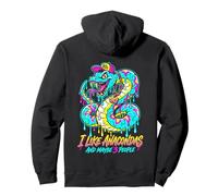 Années 90 Dripping I Like Anacondas & Maybe 3 People Reptile Drip Sweat à Capuche