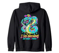 Années 90 Dripping I Like Anacondas & Maybe 3 People Reptile Drip Sweat à Capuche