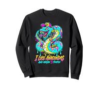 Années 90 Dripping I Like Anacondas & Maybe 3 People Reptile Drip Sweatshirt