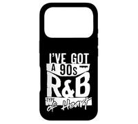Années 90 R&B Throwback Années 90 Heart Music Vintage Coque pour iPhone 17 Pro