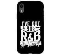 Années 90 R&B Throwback Années 90 Heart Music Vintage Coque pour iPhone XR