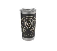Années 90 Y2K Celestial Art Gobelet isotherme en acier inoxydable double paroi