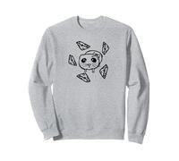 Années 90 Y2K Charming Hamster Girl is Dreaming of a Cheese Dinner Sweatshirt