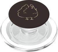 Années 90 Y2K Cool Chicken Hen portant des lunettes de soleil PopSockets PopGrip pour MagSafe