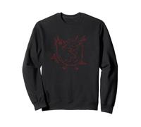 Années 90 Y2K Crazy Skittish Chicken Hen Sweatshirt