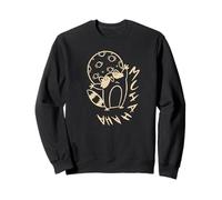 Années 90 Y2K Creepy Raccoon Evil Laugh Under The Moon Sweatshirt