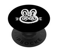 Années 90 Y2K Crying Bunny Rabbit Hare is Sad Under Starry PopSockets PopGrip Adhésif