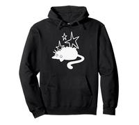 Années 90 Y2K Lazy Chubby Cat Tomcat Observation des étoiles Sweat à Capuche