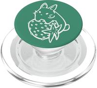 Années 90 Y2K Mignon Kawaii Lapin Fraise Lapin PopSockets PopGrip pour MagSafe