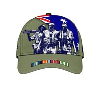Années De Service des Vétérans Australiens Au Vietnam Homme Femme Casquette Trucker Léger Trucker Caps Respirant Casquette De Baseball pour Extérieur Toutes Les Saisons Running