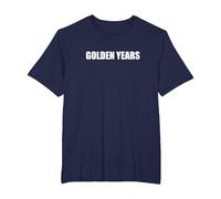 Années d'or T-Shirt, Homme Grandes Tailles, Bleu Marine, 4X Tall
