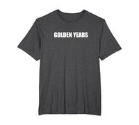 Années d'or T-Shirt, Homme Grandes Tailles, Chiné Foncé, 6X Tall