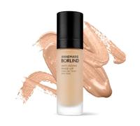 ANNEMARIE BÖRLIND Maquillage anti-âge naturel efficace (30 ml) - Peau normale à sèche, haut pouvoir couvrant, hydratant, lisse et atténue les rides, végétalien
