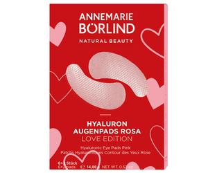 ANNEMARIE BÖRLIND Patchs pour les yeux à l'acide hyaluronique rosa Love Edition 6 x 2 Stück