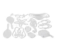 Anneome 1 Set Beach Supplies Metal Cutting Die DIY Cutting Cut Day Nouveauaire Cutte Die Die Creative DIY Modèle De Coupe Die