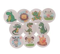 Anneome 10 feuilles Autocollants Potty Training Adhesifs Changeant de Couleur pour Garçons Stickers Thermosensibles Réutilisables Animaux et Dinosaures Apprentissage Propreté Étanche