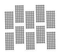 Anneome 10 Feuilles Points Réfléchissants pour Scanner Marqueurs Adhésifs de Positionnement Film Pet Haute Précision pour Applications et Design Erreurs de Scan