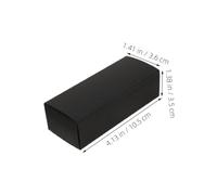 Anneome 10 pièces Boîte de Rangement Pliable Papier Kraft Tiroir pour à Huile Essentielle Flacon Parfum Boîte Compacte pour Petits Objets