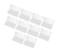 Anneome 10 pièces Boîte de Recyclage pour Lames de Rasoir Plastique Portable Rangement Compact pour Lames Double Tranchant Barbier Pratique et Facile à Utiliser Au Quotidien