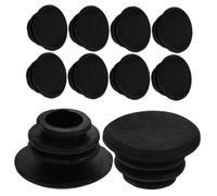 Anneome 10 Pièces Bouchons de Guidon VTT Caoutchouc Embouts Bar End Plugs Résistants pour de Route et Montagne Protection Dommages et Installation Facile